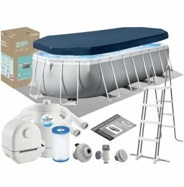 Piscine Prism Intex Frame 26798NP ovale 6.10x3.05x1.22m – Image 6