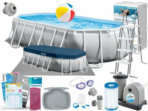 Piscine Prism Intex Frame ovale 5.03x2.74x1.22m  26796NP