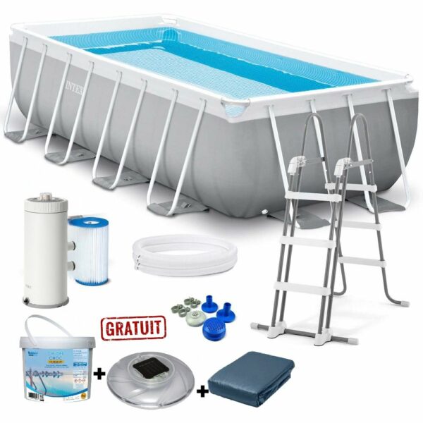 Piscine Intex rectangulaire Prism Frame  4.00x2.00x1.22m 26790NP