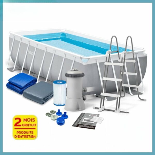 Piscine Prism Intex Frame rectangulaire 4.88x2.44x1.07m  26792NP