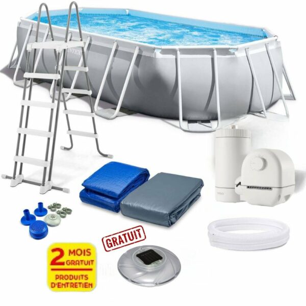 Piscine Prism Intex Frame ovale 5.03x2.74x1.22m  26796NP