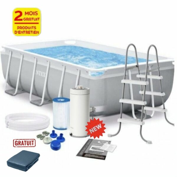 Piscine Intex Rectangulaire Prisme Frame 300X175X80 26784NP