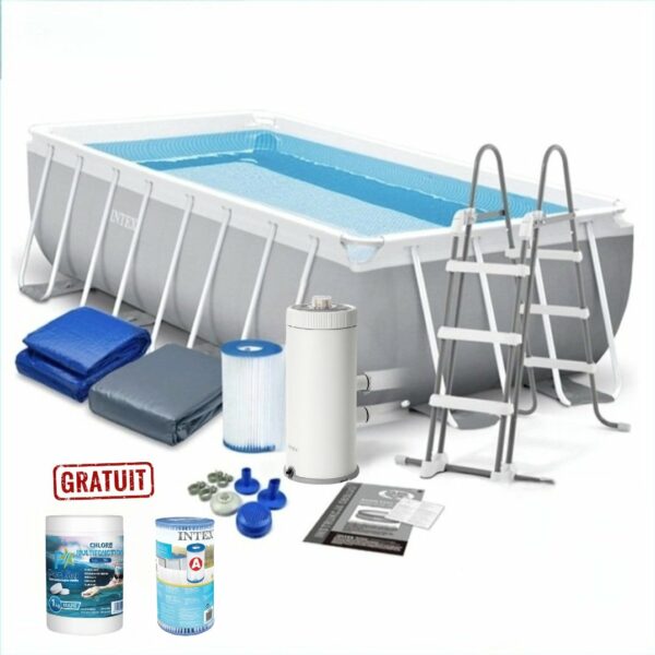 Piscine Prism Intex Frame rectangulaire 4.88x2.44x1.07m  26792NP