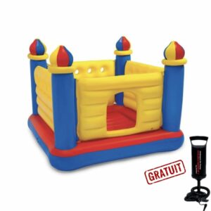 Trampoline gonflable Intex château fort 48259NP