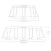 Piscine Prism Intex Frame ovale 5.03x2.74x1.22m  26796NP – Image 7