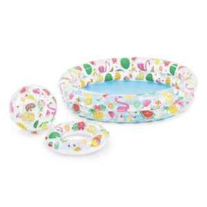 Set Petite piscine Fruity 3 pièces Intex 59460NP