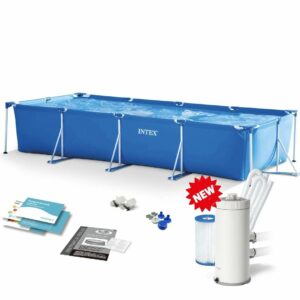 Piscine tubulaire rectangulaire Intex 4,50 x 2,20 x 0,84m 28274NP