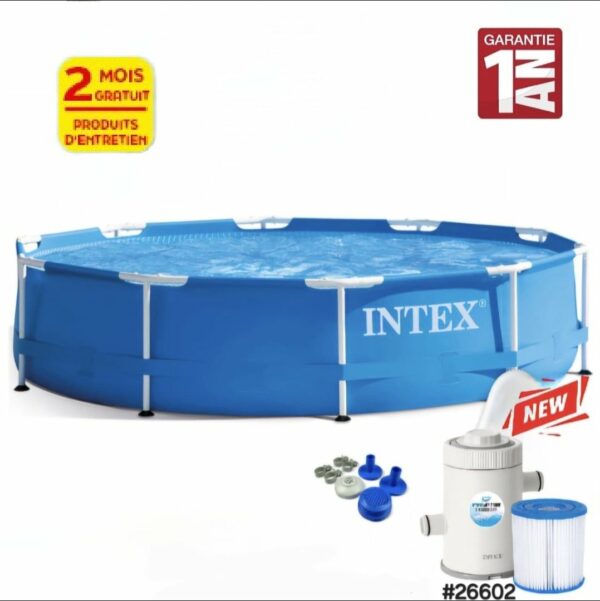 Piscine Metal Frame Intex ronde 3,05 x 0,76 m New arrivage (2025) 28202NP