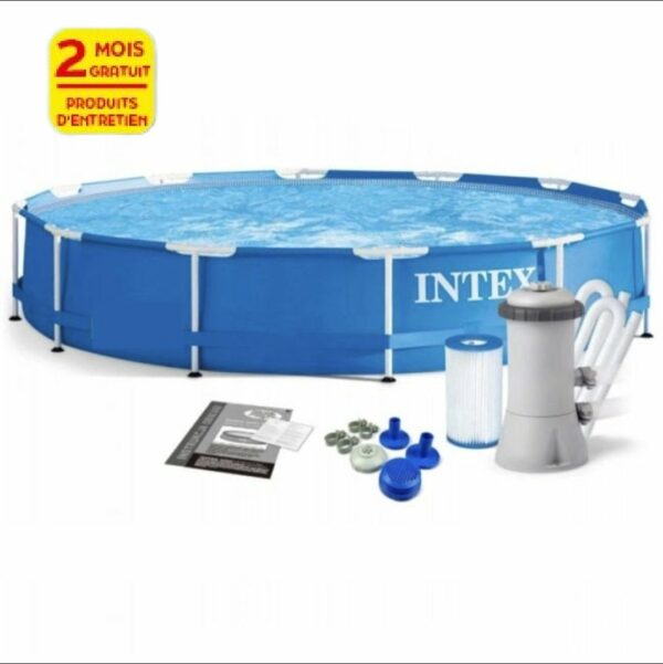 Piscine Metal Frame Intex ronde 3,66x0,76m 28212NP