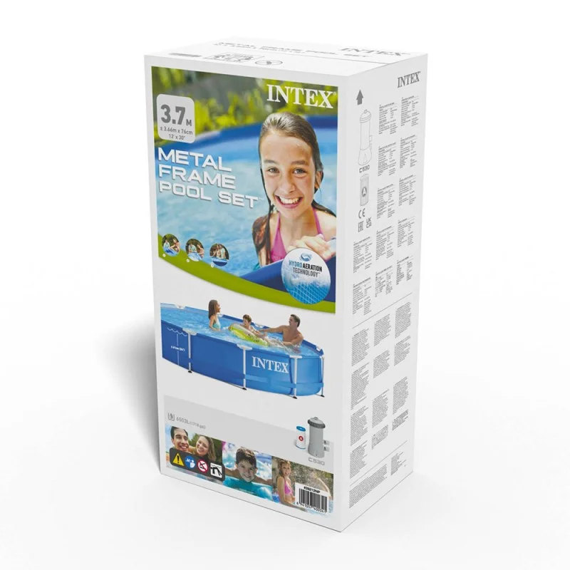 Piscine Metal Frame Intex ronde 3,66x0,76m 28212NP – Image 6