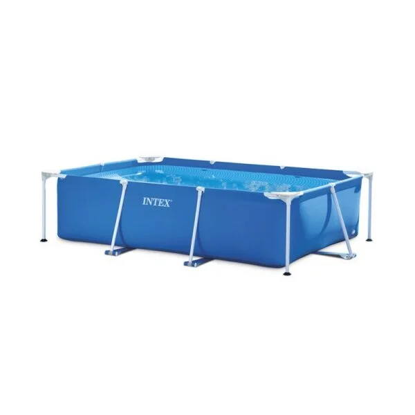 Piscine Metal rectangulaire 2,60 x 1,60 x 0,65 m + pompe + couverture Intex 28271
