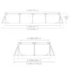 Piscine rectangulaire 4,50 x 2,20 x 0,84 m Intex 28274N