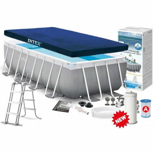 Piscine Prism Frame rectangulaire 4.00x2.00x1.00m Intex-26788NP