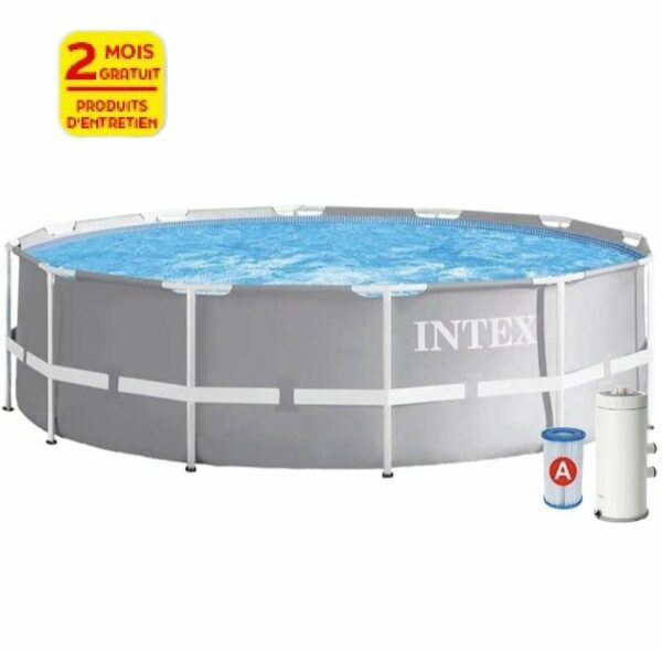 Piscine Prism Frame ronde 3.66x0.76m Intex 26712