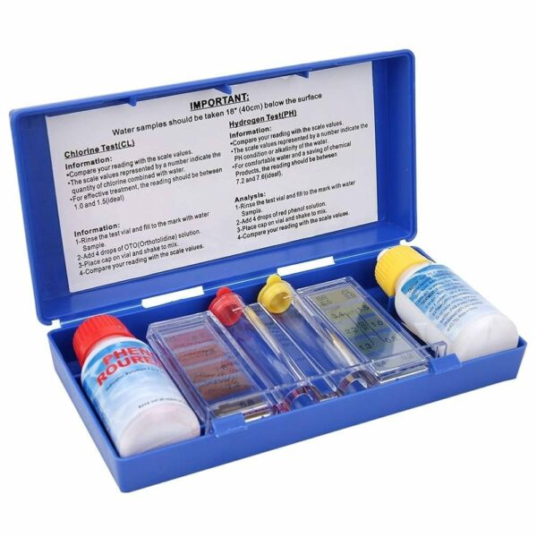 Testeur PH et Chlore réactifs liquides