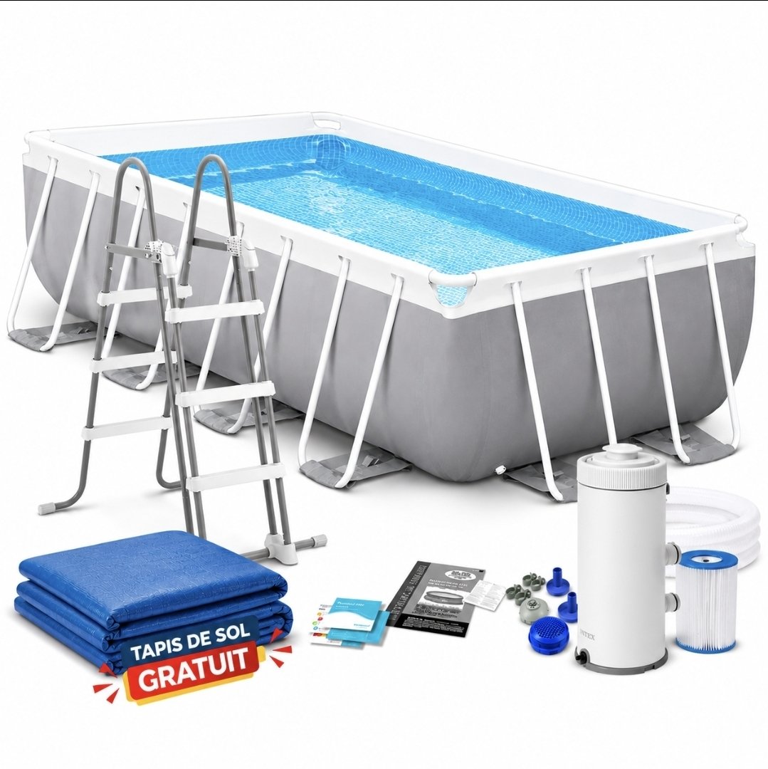 Piscine Prism Frame rectangulaire 4.00x2.00x1.00m Intex-26788NP