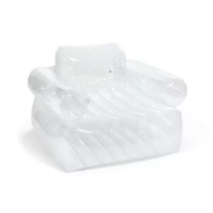 Fauteuil transparent Jelly Intex