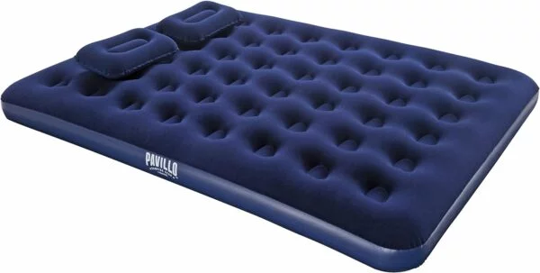 Bestway 67374 Matelas gonflable camping Pavillo™ 2 places 191 x 137 x 22 cm avec pompe à main  +2 oreillers – Image 3