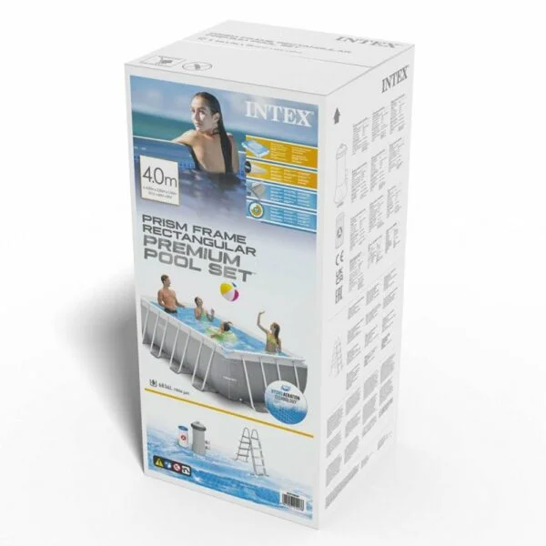 Piscine Prism Frame rectangulaire 4.00x2.00x1.00m Intex-26788NP – Image 5