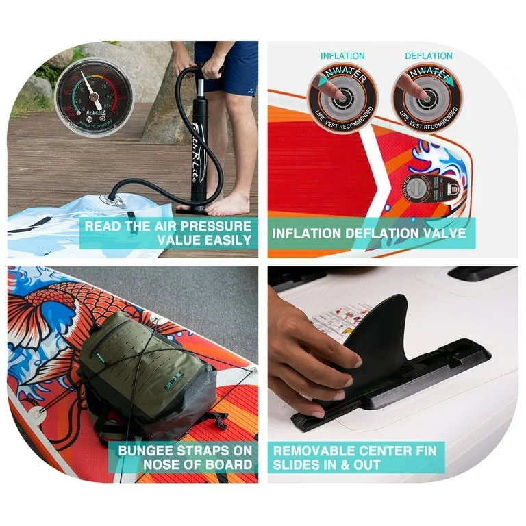 FEATH-R-LITE Planche de Stand Up Paddle Gonflable – Image 5