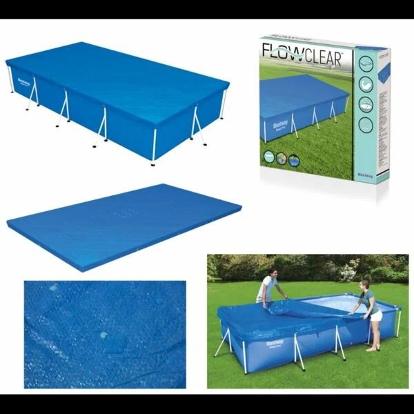 Bâche de piscine Flowclear - 400 x 211 x 81 cm Bestway 58107 – Image 3