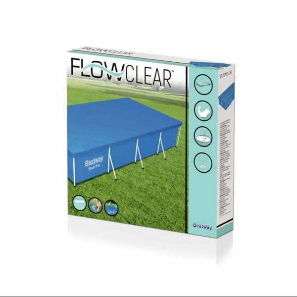 Bâche de piscine Flowclear - 400 x 211 x 81 cm Bestway 58107 – Image 6