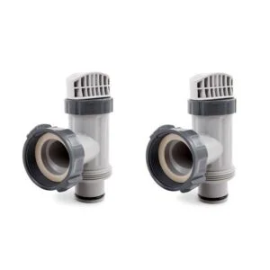 Lot de 2 vannes d'arrêt Intex 25010