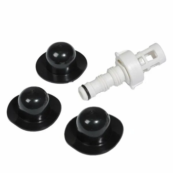 Lot de bouchons et adaptateur de vidange pour piscine Intex