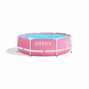 Piscine hors sol à cadre en métal rose - 244 × 76 cm Intex 28290