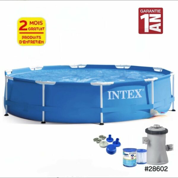 Piscine Metal Frame Intex ronde 3,05 x 0,76 m arrivage (2024) 28202NP