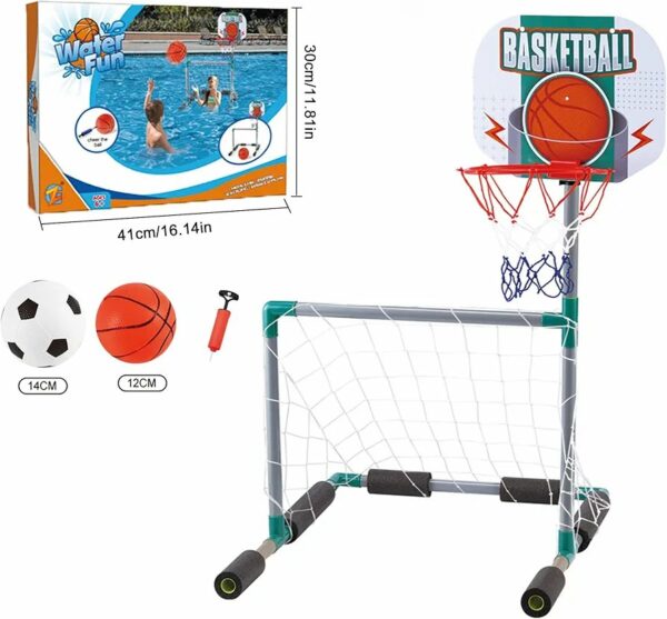 3in1 basket-ball et football aquatiques – Image 3