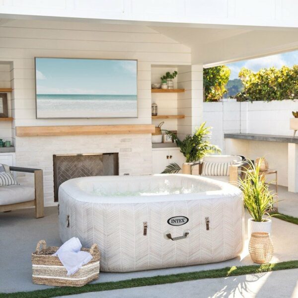 Spa gonflable Chevron 4 places avec stérilisateur et WIFI  INTEX 28446NP – Image 3