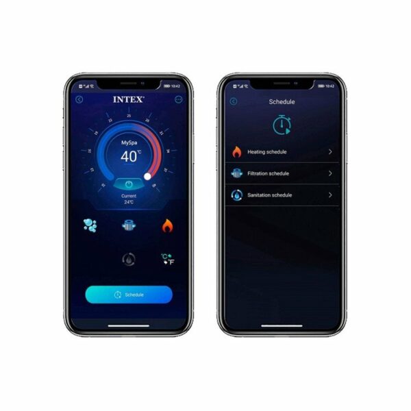 Spa gonflable Chevron 4 places avec stérilisateur et WIFI  INTEX 28446NP – Image 9