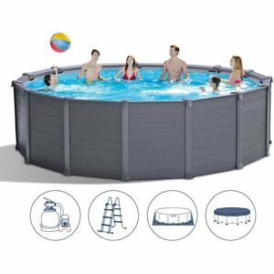 Piscine Graphite 4,78 x 1,24 m INTEX 26384