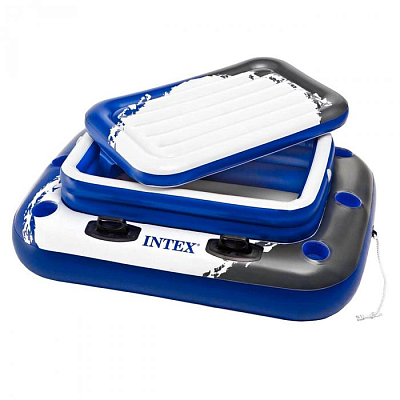 Réfrigérateur flottant Intex 58821 122x97cm « Mega Chill 2 » avec porte-gobelets