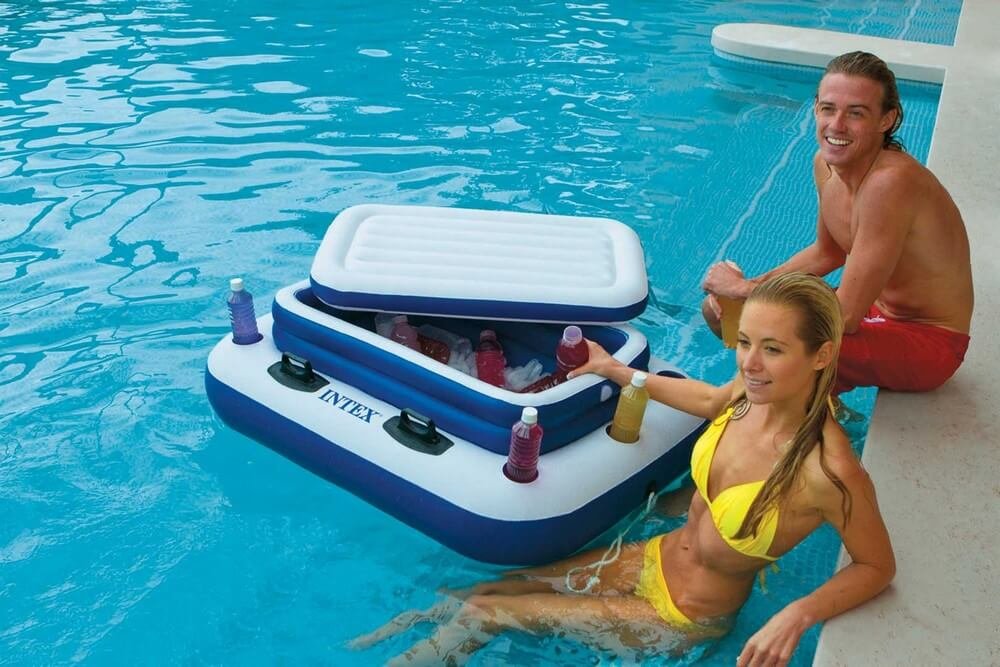 Réfrigérateur flottant Intex 58821 122x97cm « Mega Chill 2 » avec porte-gobelets – Image 3