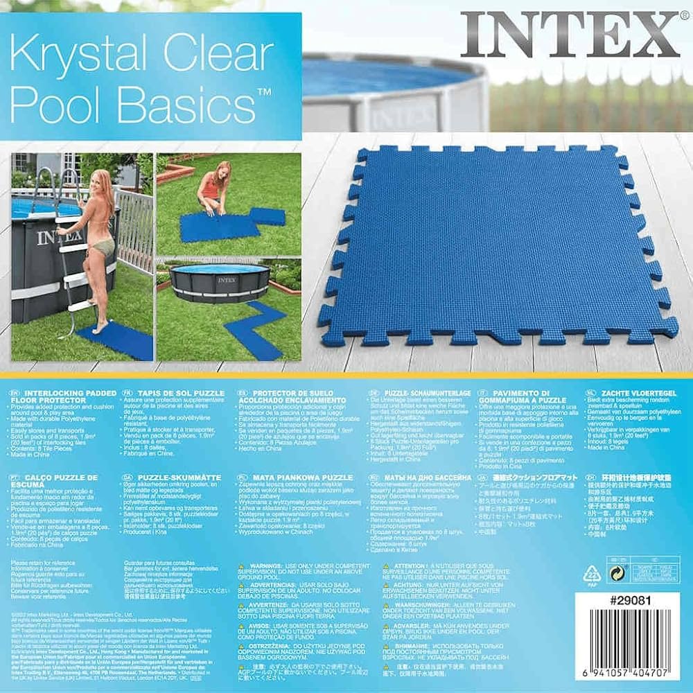 Tapis De Piscine Puzzle 8 Pièces Intex 29081 – Image 5