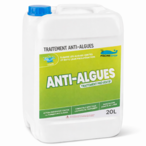 ANTI-ALGUES 20L – Traitement Préventif PiscineShop