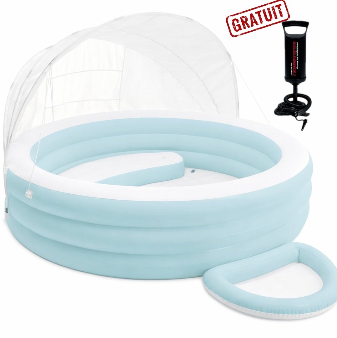 Petite piscine pastelle avec ombrelle INTEX 57195NP