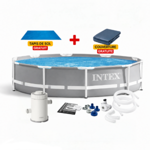 Piscine  Prism Frame 3.05 × 0 76 m + pompe de filtration  + Tapis de sol gratuite