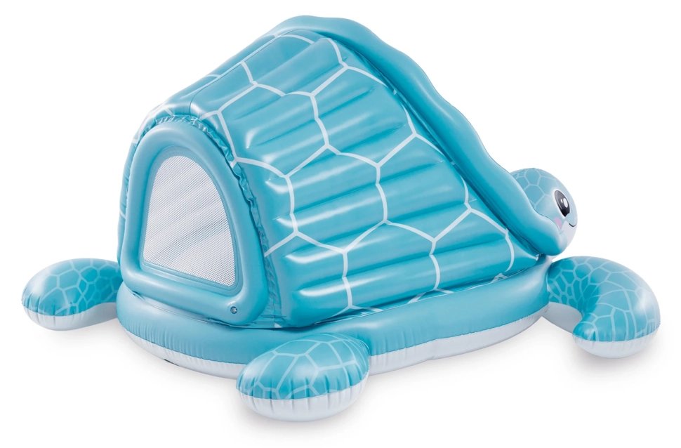 Piscine gonflable pour enfants Intex 48677 Tortue (218 x 206 x 97 cm) avec toit, 100 balles – Image 4