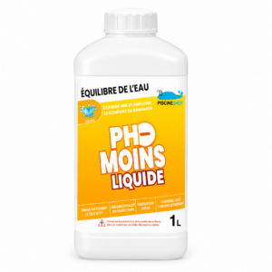 pH MOINS LIQUIDE 1L – RÉGULATEUR DE pH PISCINESHOP